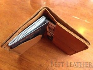 Saddleback Leather RFID Shielded Passport Wallet Tobacco