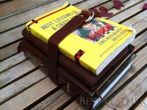 Saddleback Leather Utility Straps Use Book Carry