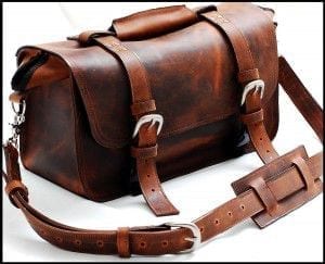 sizzle straps goliath leather camera bag