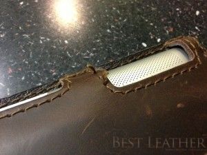 Saddleback Leather iPad 3 Case frayed thread