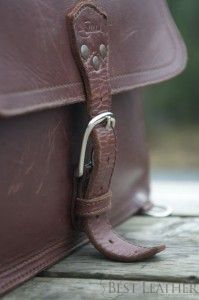 Saddleback Leather Thin Briefcase 6 month checkup4