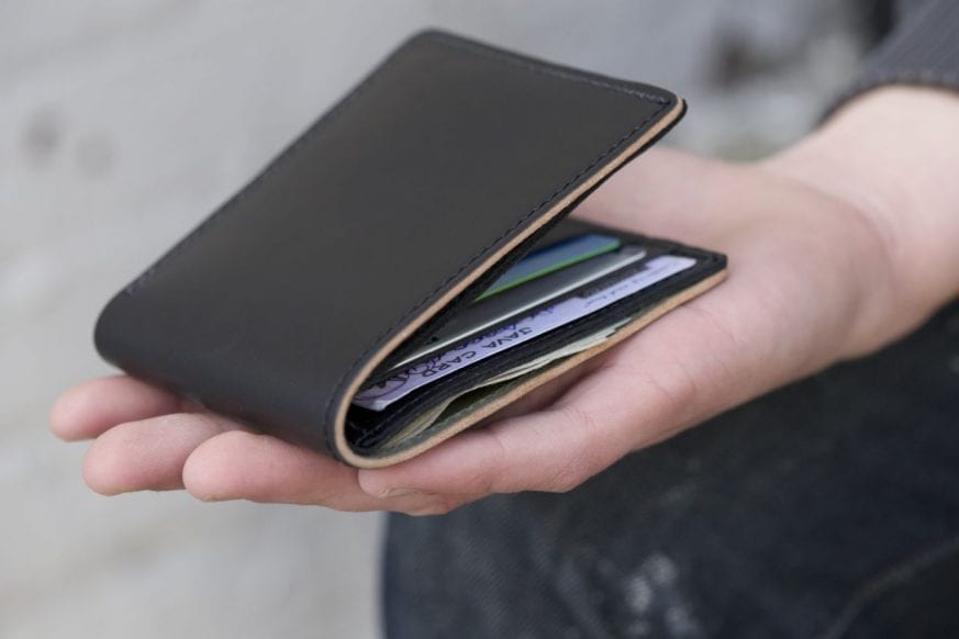 Grain Wallet in Shell Cordovan - Minimalist Luxury Leather Wallet