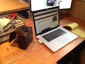 Colsen Keane Tech Case on Desk