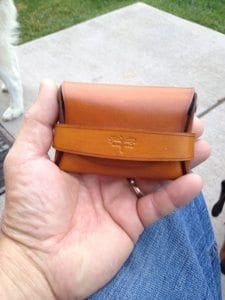 The Palm Wallet by the Leather Shop