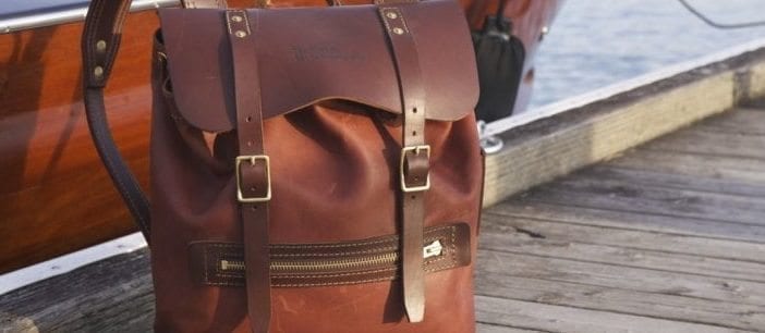 horween leather backpack