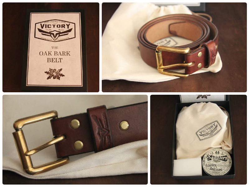 English Quality Handmade Leather Belts, Oak Bark leather