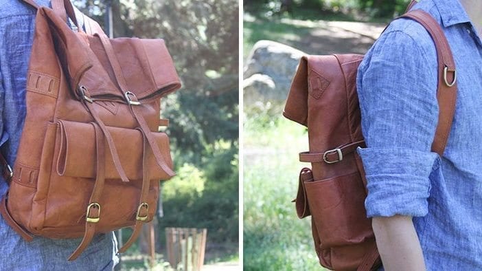 leather backpack kickstarter