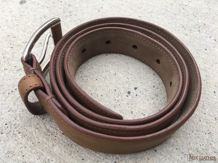 Brookes & Hyde Brown Ale Dress Belt Review - $160 - BestLeather.org