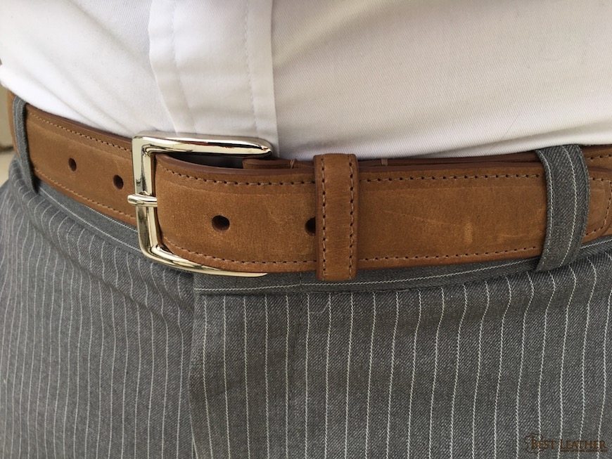 Brookes & Hyde Brown Ale Dress Belt Review - $160 - BestLeather.org