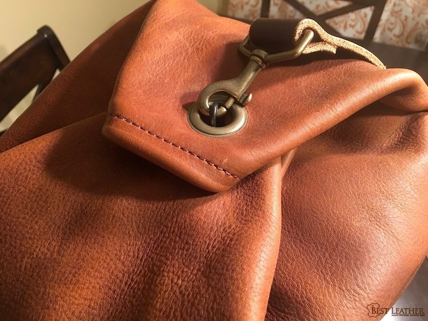 Go Forth Goods Leather Bucket Bag