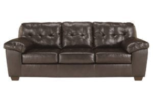 bonded leather sofa