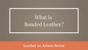 what is bonded leather
