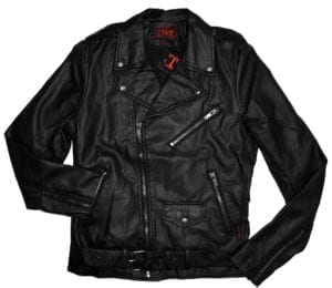 faux leather jacket