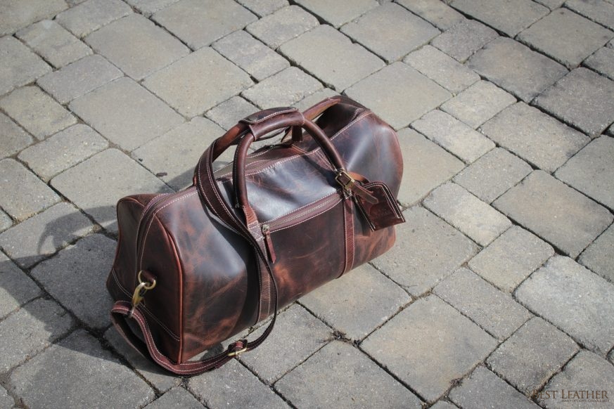 Kodiak Leather 30L Weekender Leather Duffel Bag fits all your weekend  essentials