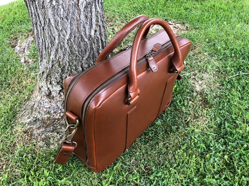 Louis Vuitton - Latin-american-cam Shop - Brown Grained Cowhide Leather Tote  Bag