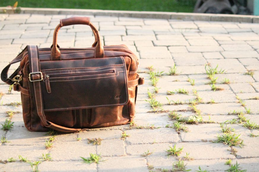 pilot briefcase leather