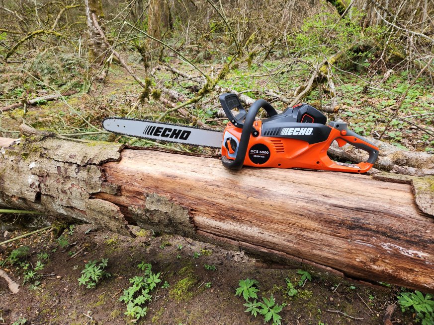 Echo battery best sale operated chainsaw